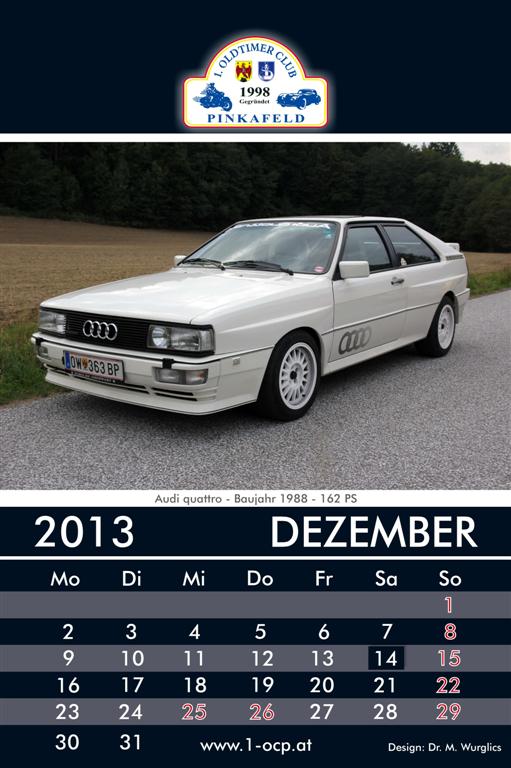 Oldtimerkalender 2013